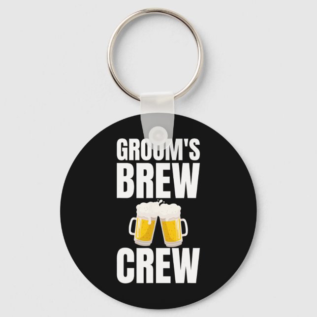 Chaveiro Equipe de Cerveja da Despedida de Solteiro Diverti (Frente)