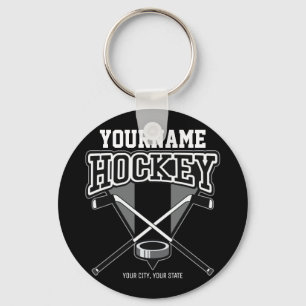 Chaveiro Equipe de Coletor de Hóquei em NOME Personalizado