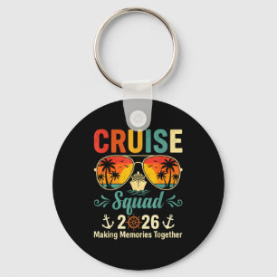 Chaveiro Equipe de cruzeiro férias de verão de 2026 família
