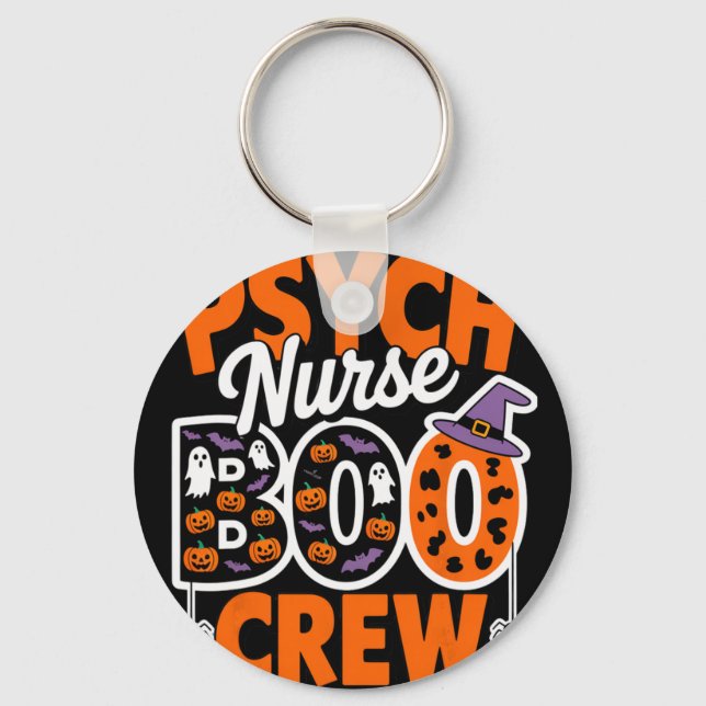 Chaveiro Equipe de Enfermeira Psiquiátrica Boo Espíritos Sa (Frente)