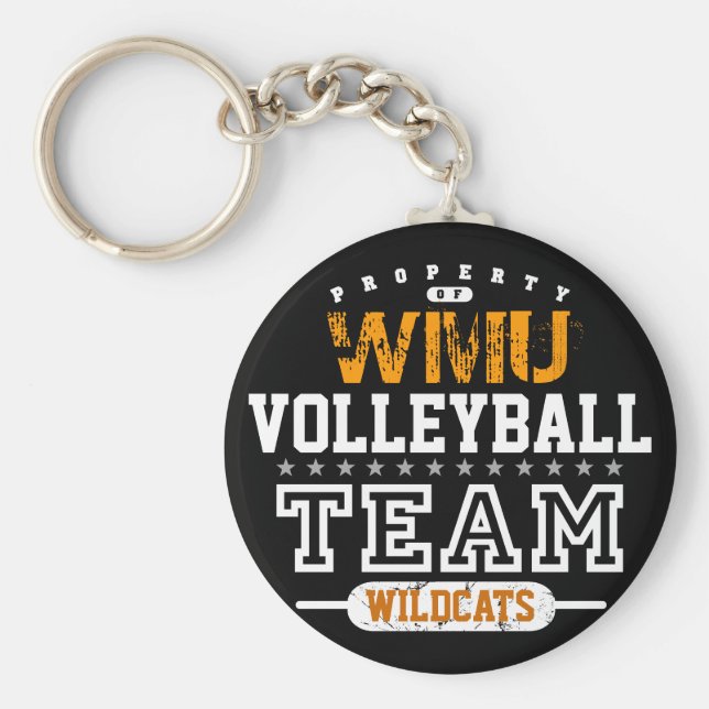 Chaveiro Equipe de esporte escolar (Frente)