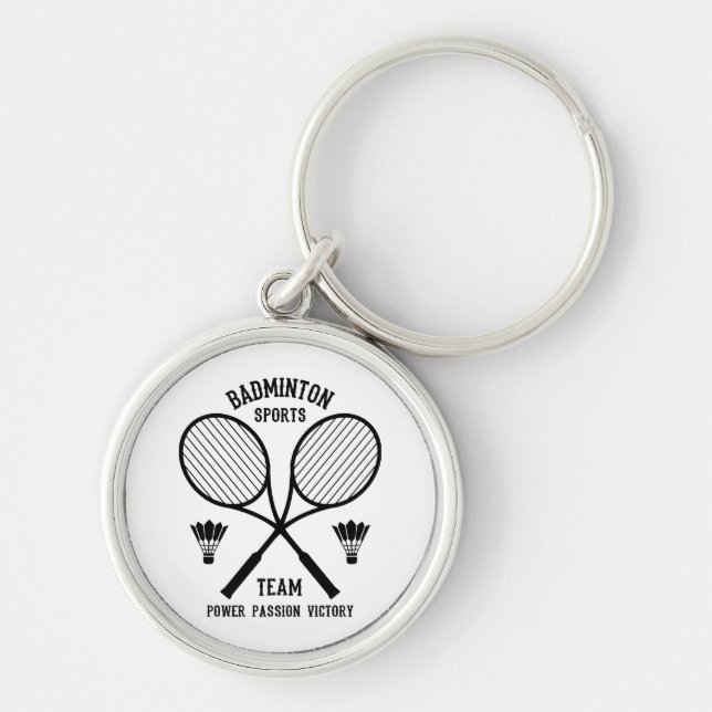 Chaveiro Equipe de Esportes de Badminton (Frente)