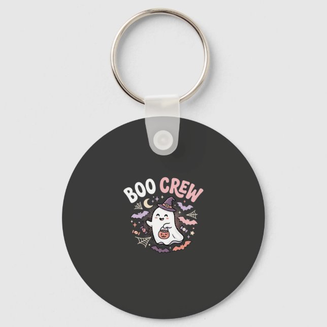Chaveiro Equipe de Fantasmas do Halloween Boo (Frente)