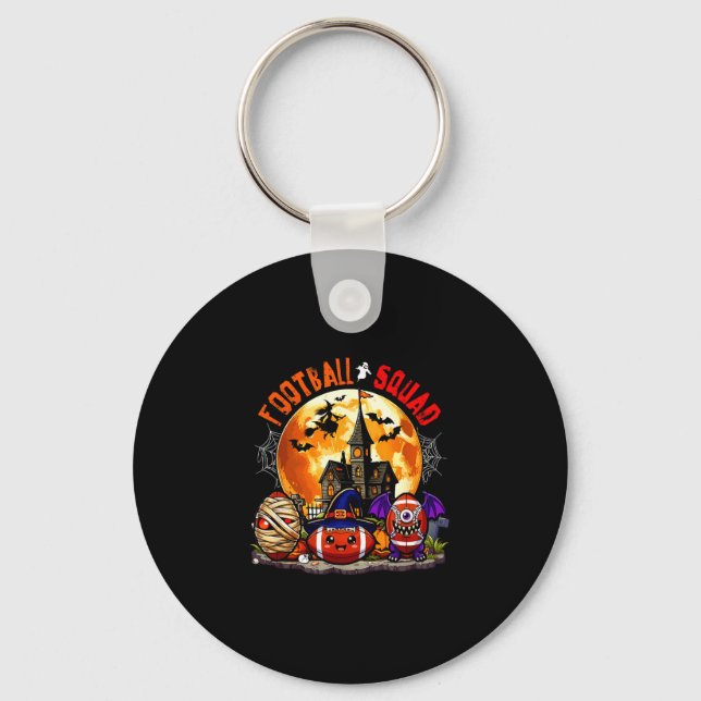 Chaveiro Equipe de futebol Halloween três equipamentos de t (Frente)