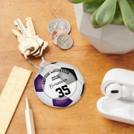 Chaveiro equipe de futebol preto roxo colore presentes espo