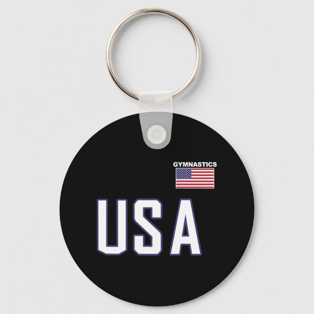 Chaveiro Equipe de ginástica da Sinalizador dos Estados Uni (Frente)