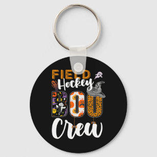 Chaveiro Equipe de Hockey Boo no Halloween Jogador Correspo