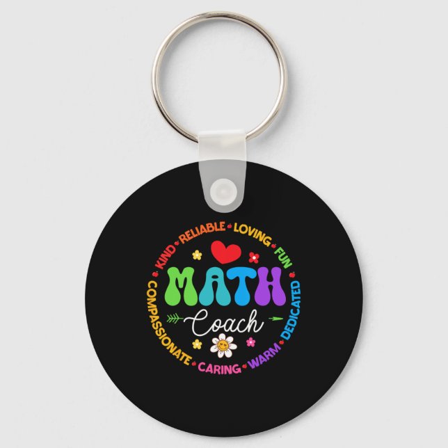 Chaveiro Equipe de Instrutores de Matemática de volta às au (Frente)