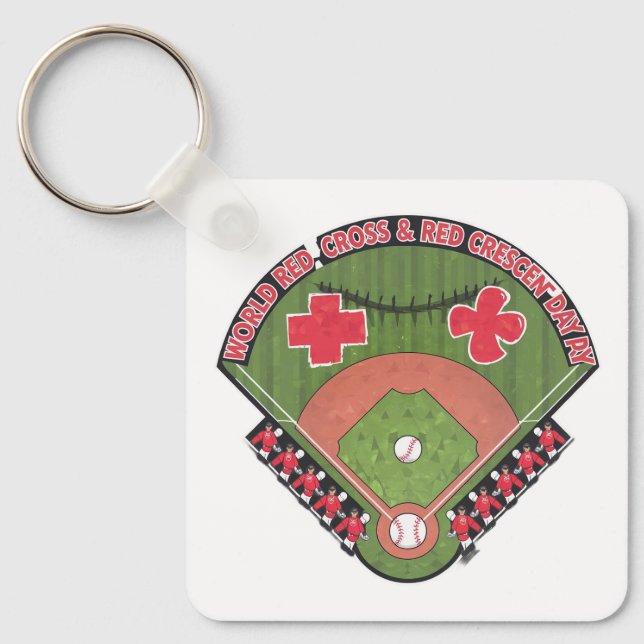 Chaveiro Equipe de Jogadores Médicos de Baseball (Frente)