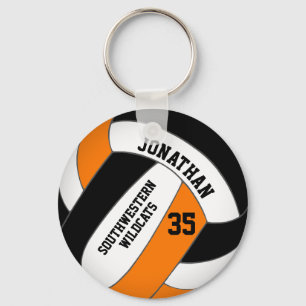 Chaveiro equipe de laranja preto
