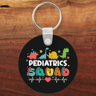 Chaveiro Equipe de Pediatria Enfermeira Dinossauro Equipe M