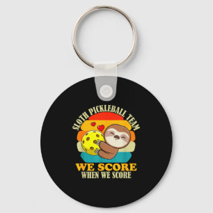Chaveiro Equipe de pickleball de preguiça ama motivação eng