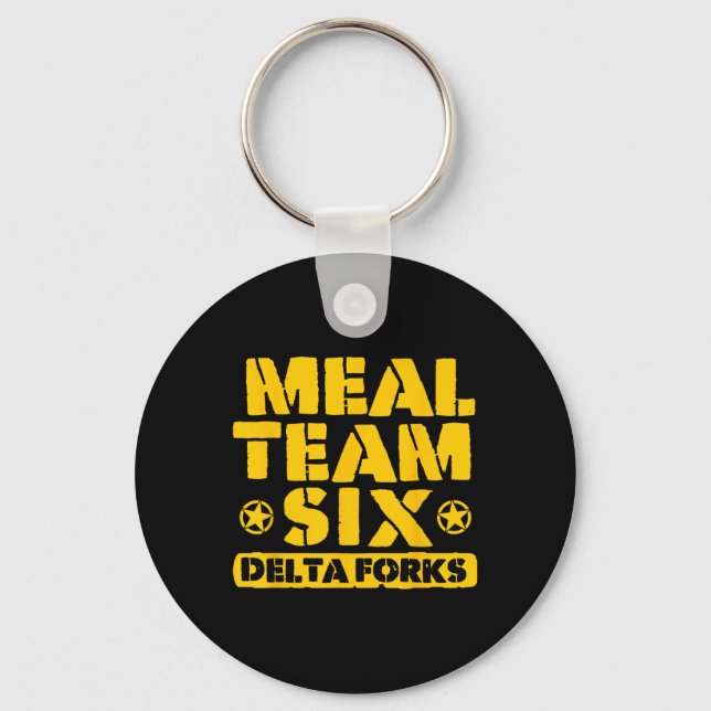 Chaveiro Equipe de Refeição Seis Delta Forks  (Frente)