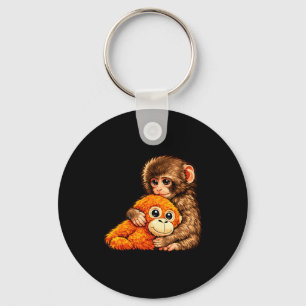 Chaveiro Equipe de soco soca macaco bebê fofo