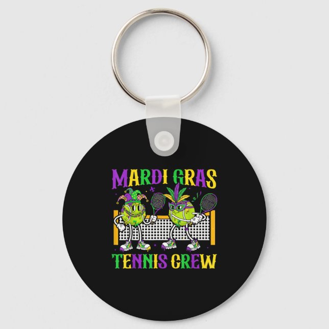Chaveiro Equipe de Tênis Mardi Gras Pulseiras Com Contas Má (Frente)
