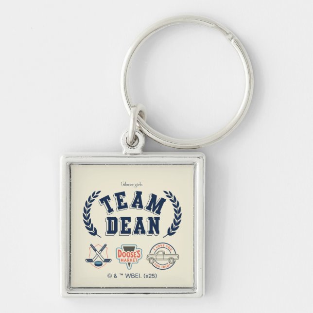 Chaveiro Equipe Dean Gilmore Girls Design (Frente)