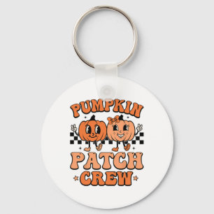 Chaveiro Equipe do Groovy Pumpkin Patch no Dia de Ação de G