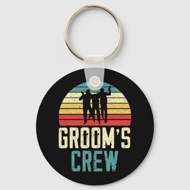 Chaveiro Equipe do Noivo Esquadrão do Noivo Noite de Soltei (Frente)