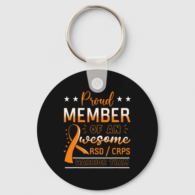 Chaveiro Equipe Guerreira RSDCRPS Dor Regional Complexa Lar (Frente)