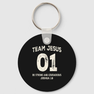 Chaveiro Equipe Jesus 01 Seja Forte Corajoso