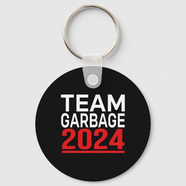 Chaveiro Equipe Lixo Para Trump  (Frente)