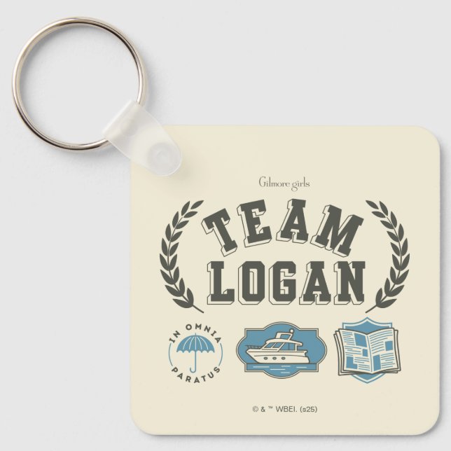 Chaveiro Equipe Logan Gilmore Girls Design (Frente)
