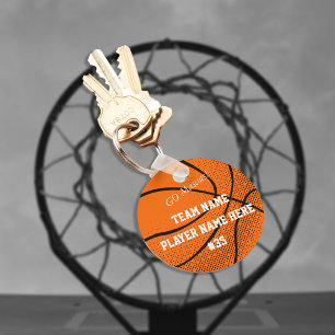 Chaveiro Equipe personalizável de basquete