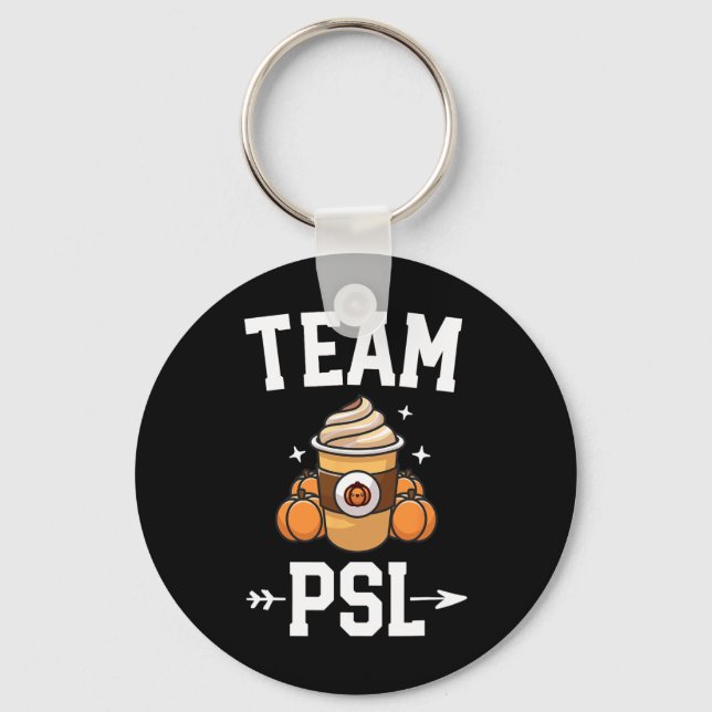 Chaveiro Equipe PSL Cute Pumpkin Spice Latão Fall Autum (Frente)