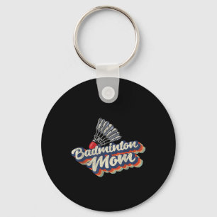 Chaveiro Equipe Retro de Badminton Esportista Treinador 70s