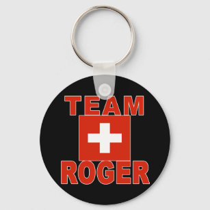 Chaveiro Equipe Roger com bandeira suíça