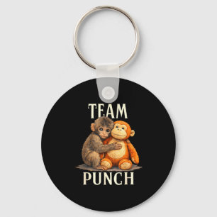 Chaveiro Equipe soca macaco fofo e design de urso