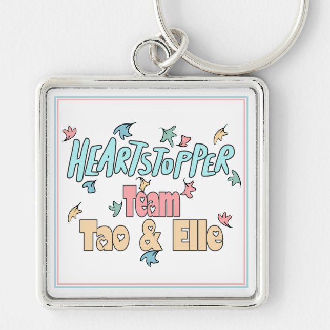 Chaveiro Equipe Tao E Elle White (Frente)