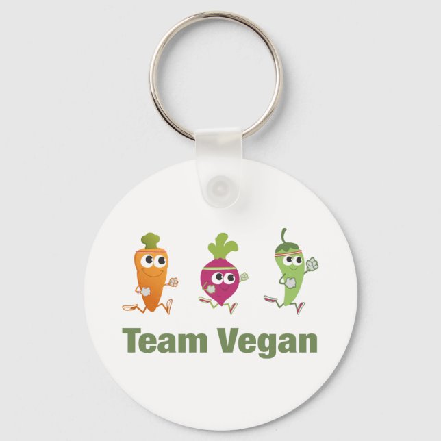 Chaveiro Equipe Vegan (Frente)