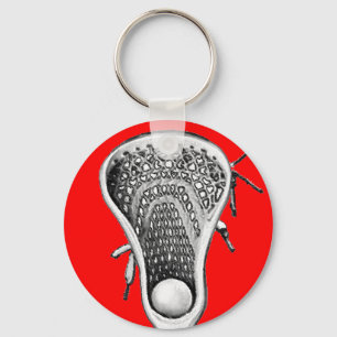 Chaveiro Equipe Vermelha de Lacrosse