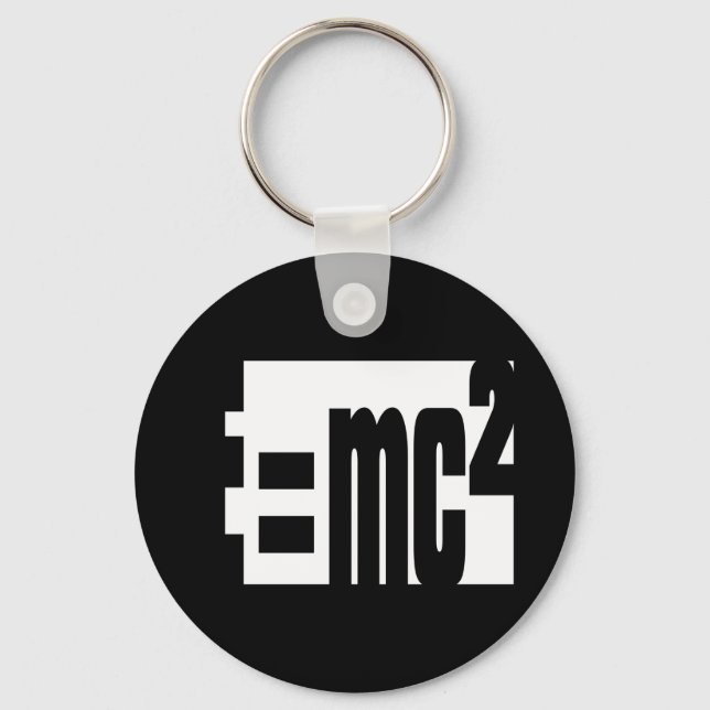 Chaveiro Equivalência de energia em massa (Frente)