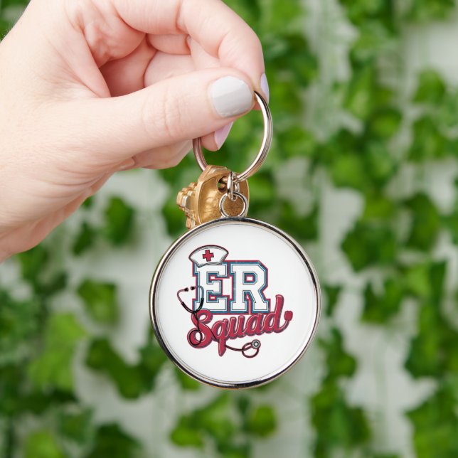 Chaveiro ER Squad T-Shirt – Emergency Room Team Apparel (Mão)