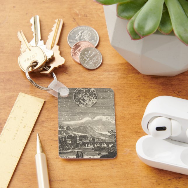 Chaveiro Era Antiga Renascença Lua por Allain Mallet (Mesa)