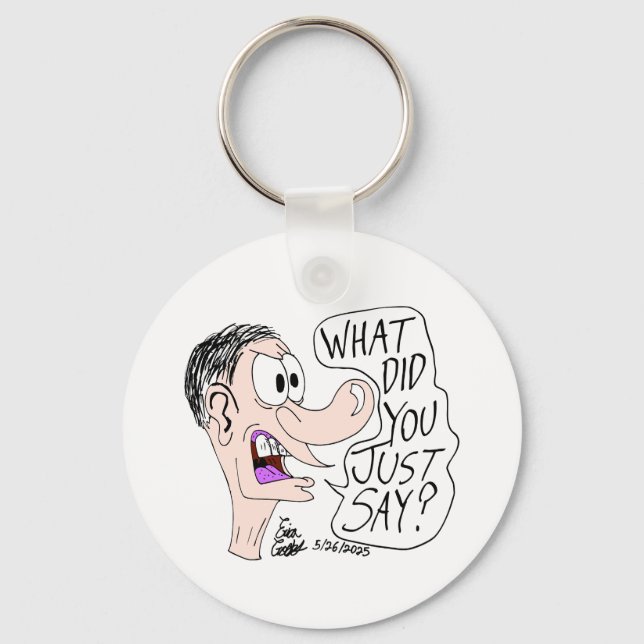 Chaveiro Erica Crooks Comics - What did you just say ? (Frente)