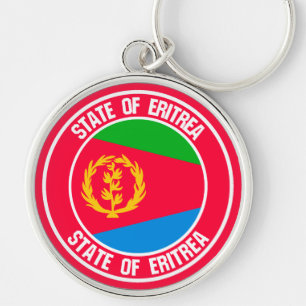 Chaveiro Eritreia Round Emblem