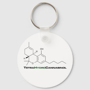 Chaveiro Erva daninha de THC