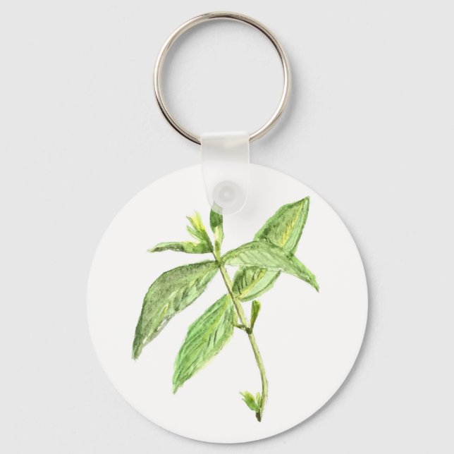 Chaveiro Erva de mint (Frente)