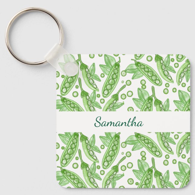 Chaveiro Ervilhas vegetais (Frente)