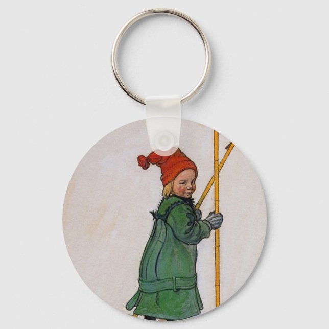 Chaveiro Esbjorn em Skis 1905 (Frente)