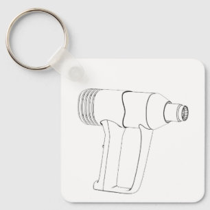 Chaveiro Esboço de pistola de calor industrial elétrica