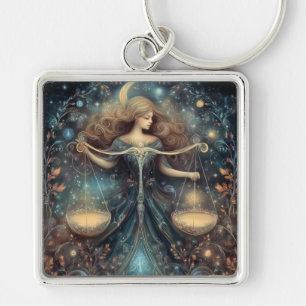 Chaveiro Escala de Libra Zodíaco Astrologia Celestial Anive