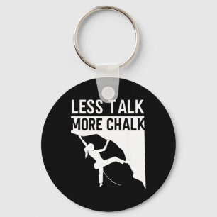 Chaveiro Escalada Climber Menos Fala Mais Giz Carabina
