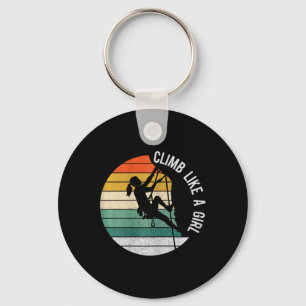 Chaveiro Escalada Como Uma Menina Equipamento de Escalada I