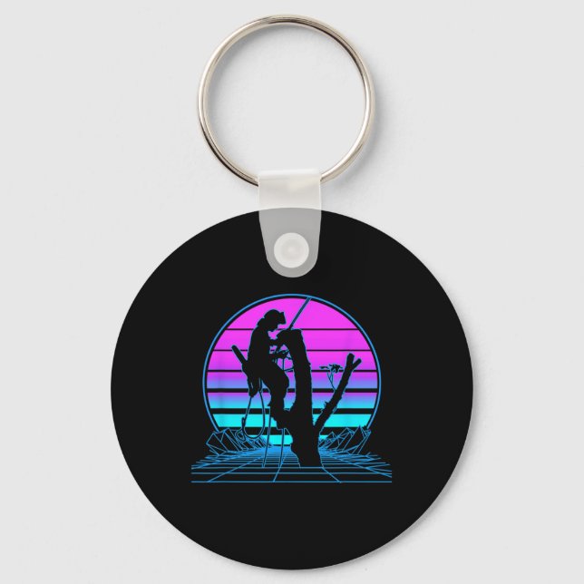 Chaveiro Escalada de Árvore Pastel Goth Vaporwave  (Frente)