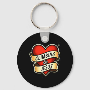 Chaveiro Escalada e Jesus Cristão
