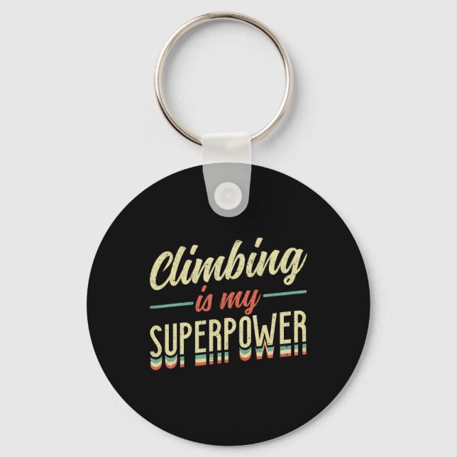 Chaveiro Escalada É Meu Superpoder  (Frente)